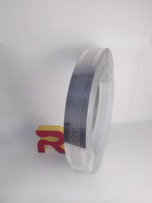 White Aluminum Channel Letter Coil 0.8mm Thickness Pre-Punched Holes