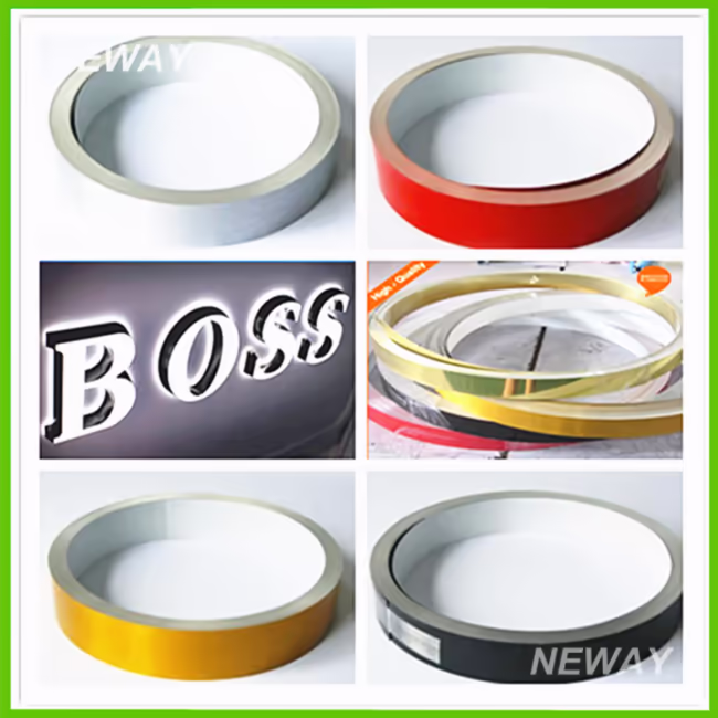 Round Aluminium Channel Letter Coil For Professional Signs application 1