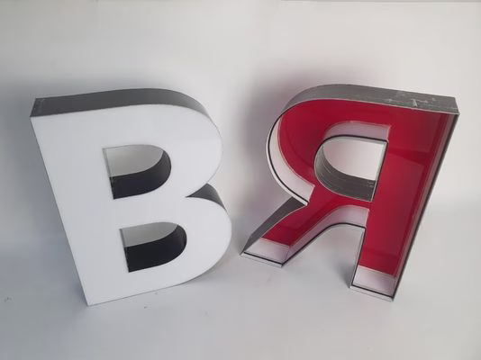Waterproof Golden Backlit LED Signboards for Office and Wedding