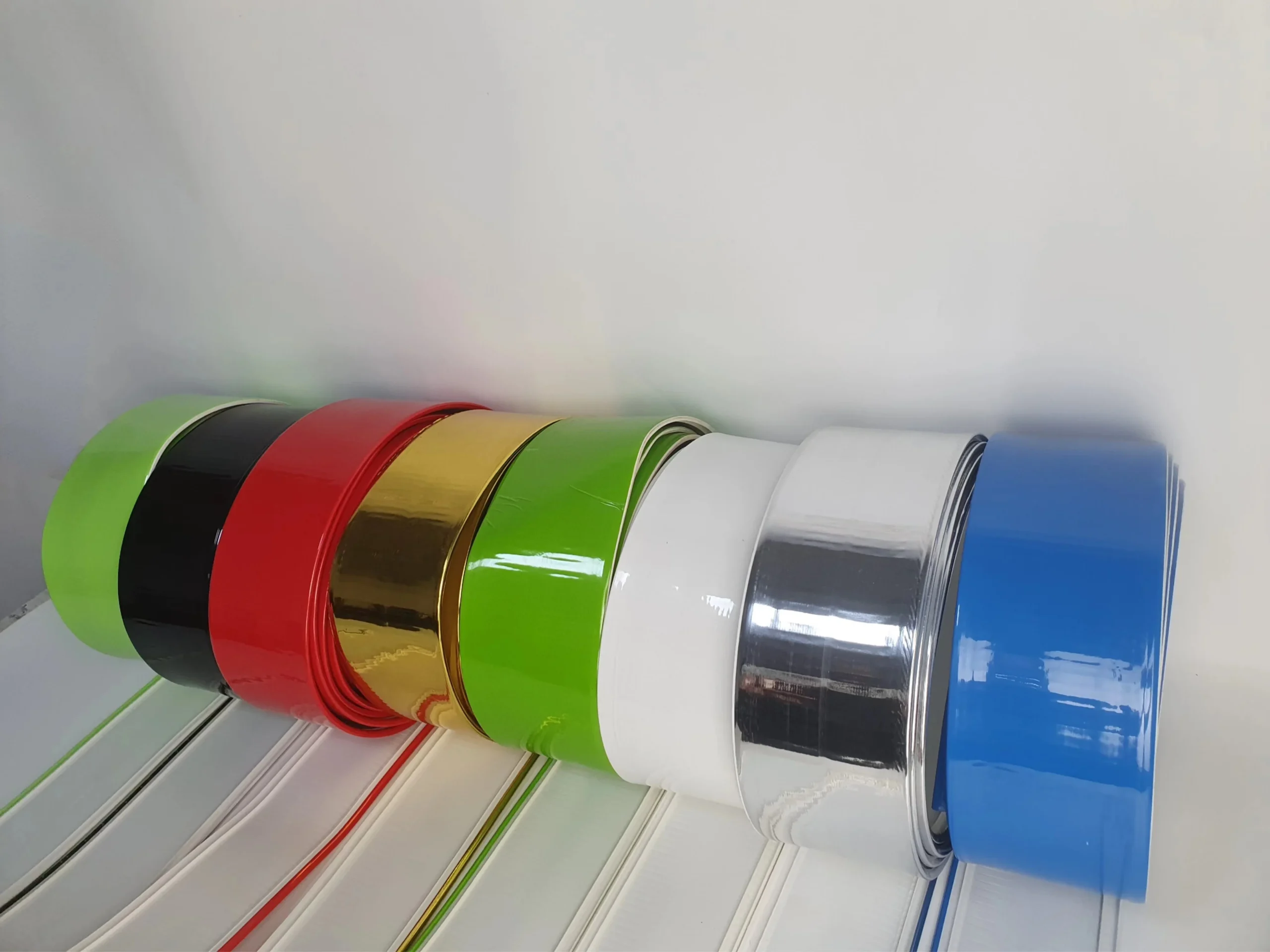 Width 80mm Green Aluminum Trim Cap For Channel Letter Custom Made