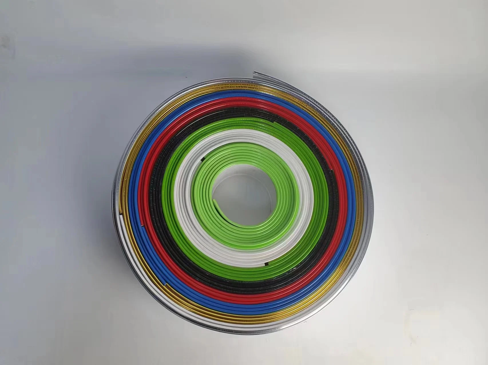 Yellow Aluminium Channel Coil Flexible Bending Profile With Hole For Elegant Edging Applications