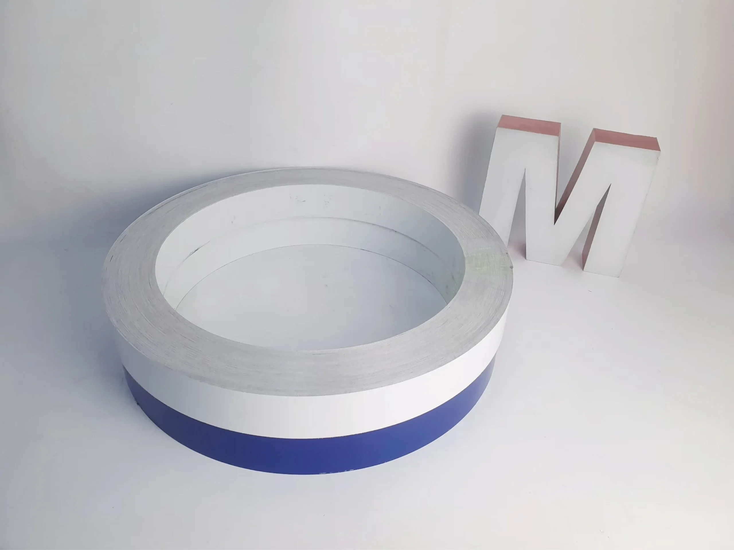 Width 50mm Sign Trim Cap Anodized Aluminum Channel Letter Coil application 2