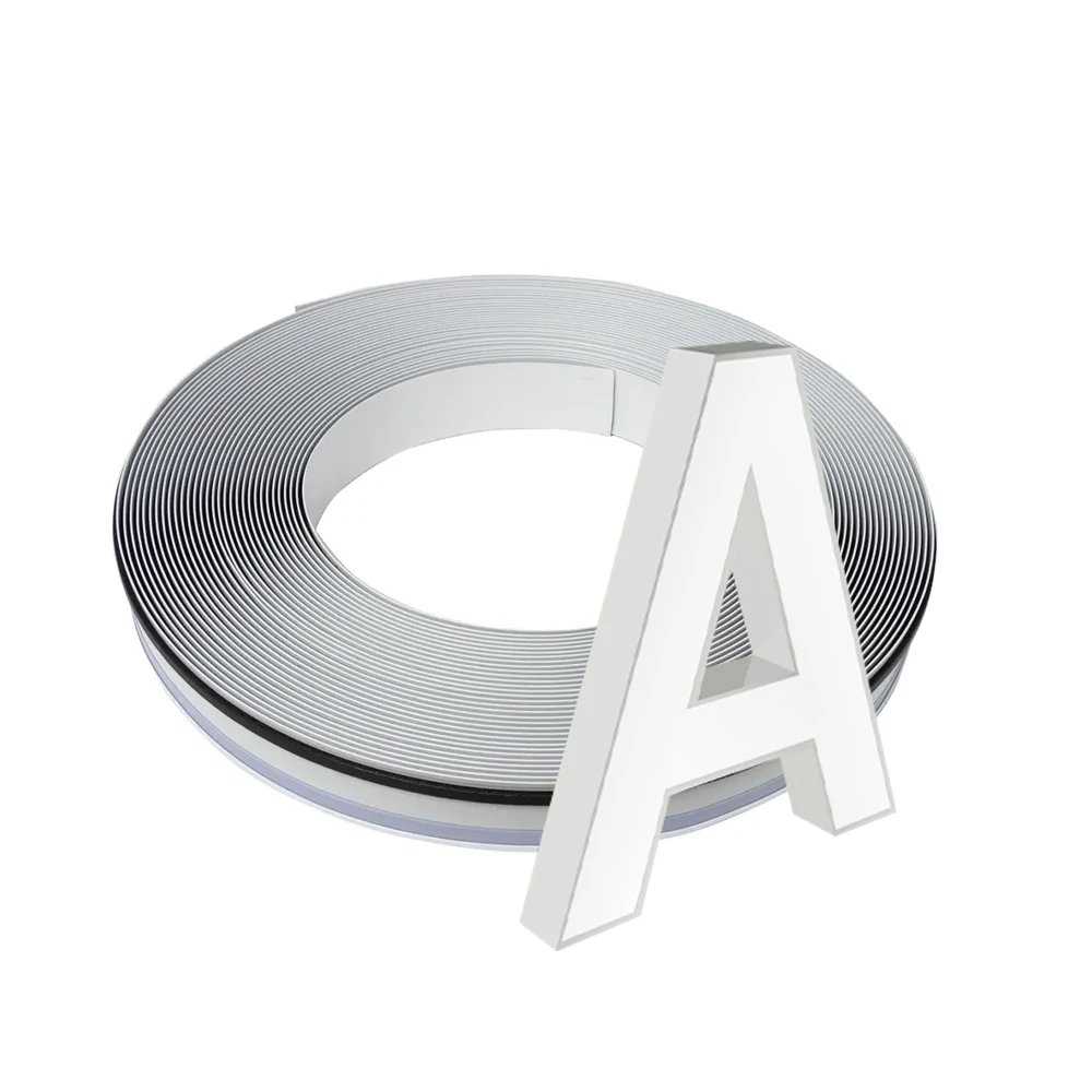 Waterproof 7cm Brushed Color Channelume Aluminum Coil for Signage application image 3